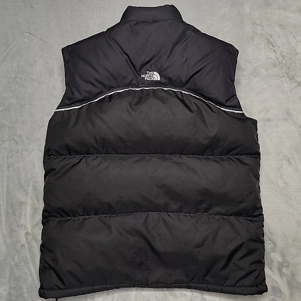 The North Face Puffer Vest Mens S Black 600 Down Nuptse Gorpcore Winter